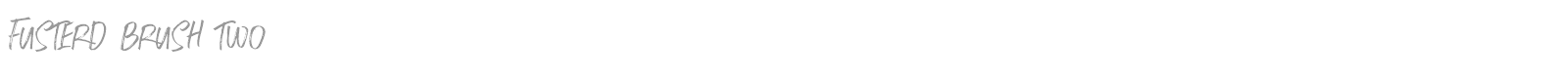 Fusterd Brush font preview